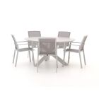 Bellagio Dranera/Lodola ø 150cm dining tuinset 6-delig stapelbaar