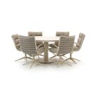 Apple Bee Camp Bay/Melville ø 160cm dining tuinset 7-delig draaibaar