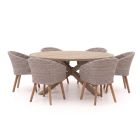 Intenso Tropea/ROUGH-Y ø180cm dining tuinset 7-delig