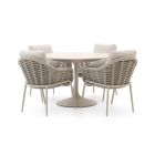 SUNS Casto/Nova ø120cm dining tuinset 5-delig