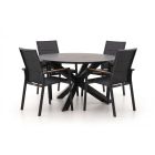 Bellagio Albinea/Lodola ø130cm dining tuinset 5-delig stapelbaar