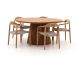 Bellagio Berbaro/Santa Severina ø150cm dining tuinset 6-delig stapelbaar
