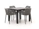 Forza Ripi/Fidenza 90cm dining tuinset 5-delig stapelbaar