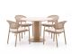Hartman Taragona/Girona ø120cm dining tuinset 5-delig stapelbaar