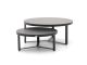 Bellagio Ficarolo lounge tuintafelset ø85cm(h:35cm)/ø65cm (h:30cm)