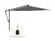 Glatz Sunwing Casa zweefparasol ø 330cm - Antraciet (155) (incl. Terra Easyfoot) (incl.hoes)