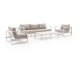 Forza Liri stoel-bank loungeset 4-delig