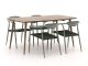 Manifesto Cavone/ROUGH-K 160cm dining tuinset 5-delig stapelbaar