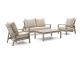 Tierra Outdoor Musone/Flip-Up stoel-bank loungeset 4-delig 4-zits verstelbaar