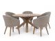 Intenso Tropea/ROUGH-Y ø150cm dining tuinset 6-delig