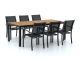 Bellagio Anzio/Fidenza 220cm dining tuinset 7-delig stapelbaar