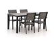 Bellagio Fidenza 160cm dining tuinset 5-delig stapelbaar