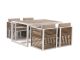 Bellagio Cadora 160cm dining tuinset 5-delig