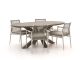 Bellagio Pizzoli/ROUGH-Y Ellips 200cm dining tuinset 5-delig stapelbaar