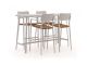 Bellagio Cino 175cm barset 5-delig stapelbaar
