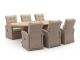 Intenso Mazzano/ROUGH-Y Ellips 240cm dining tuinset 7-delig verstelbaar