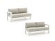 Bellagio Campazzo loungemodule linkerarm + rechterarm 168cm