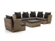 ROUGH-B hoek loungeset 6-delig