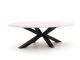 Bellagio Induno Ellips low dining tuintafel 240x120cm