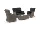 Intenso Milano stoel-bank loungeset 4-zits 4-delig