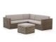 ROUGH-C hoek loungeset 4-delig