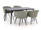 Manifesto Veruno/Sora 160cm dining tuinset 5-delig