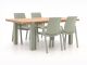 Hartman Flow/Almeria 200cm dining tuinset 5-delig