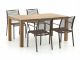Apple Bee Hawaii/ROUGH-S 160cm dining tuinset 5-delig stapelbaar