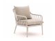 Manifesto Celante lounge tuinstoel - Taupe - Naturel - Bruin - Aluminium