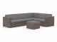 ROUGH-C hoek loungeset 5-delig 6-zits