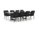 Tierra Outdoor Natal/Naro 280cm dining tuinset 9-delig