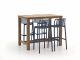 Forza Cali/ROUGH-X 135cm barset 5-delig stapelbaar