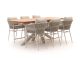 Bellagio Mineo/Induno Deens Ovaal 220cm high dining tuinset 7-delig