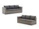 Forza Giotto lounge tuinbank 230cm + rechterarm 216cm