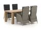 Intenso Fabrizi/ROUGH-X 180cm dining tuinset 5-delig verstelbaar
