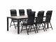 Forza Capri/Fidenza 220cm dining tuinset 7-delig verstelbaar