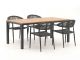 Manifesto Belpasso/Linosa 180cm dining tuinset 5-delig stapelbaar
