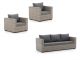 Forza Giotto lounge stoel (2x) + bank 230cm