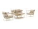 Apple Bee Condor stoel-bank loungeset 6-delig 4-zits