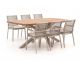 Bellagio Marudo/Induno Deens Ovaal 220cm dining tuinset 7-delig stapelbaar
