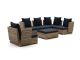 ROUGH-B hoek loungeset 6-delig