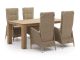 Intenso Fabrizi/ROUGH-X 180cm dining tuinset 5-delig verstelbaar