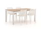 Forza Ripi/Fidenza 160cm dining tuinset 5-delig stapelbaar