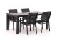 Forza Altea/Fidenza 160cm dining tuinset 5-delig stapelbaar