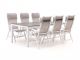 Bellagio Lugo/Fidenza 220cm dining tuinset 7-delig verstelbaar