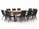 Bellagio Lugo/Linosa 240x160cm dining tuinset 11-delig stapelbaar