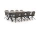 Manifesto Tolmezzo/Citadella 280/340cm dining tuinset 9-delig draaibaar uitschuifbaar
