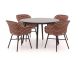 Hartman Delphine/Sophie Studio ø128cm dining tuinset 5-delig