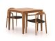 Bellagio Berbaro/Bruca 90cm dining tuinset 3-delig stapelbaar