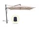 Glatz Sombrano S+ Easy zweefparasol 300x300cm